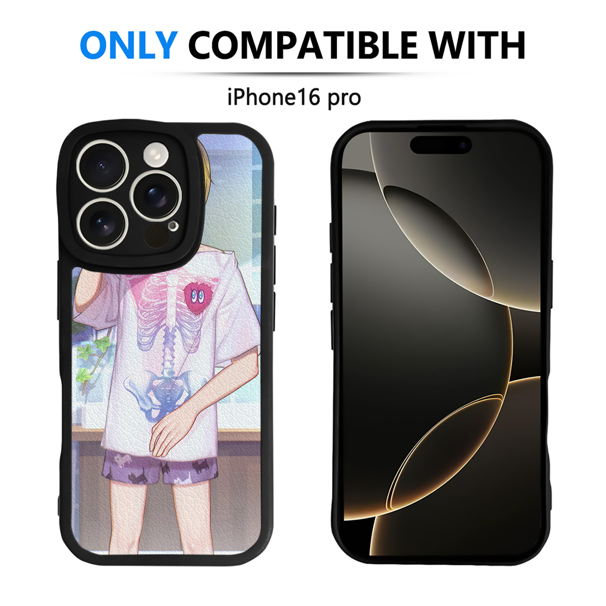 （画像用） ハイキュー!! Haikyu!! 【iPhone 16シリーズ対応】シリコンスマホケース（レザー調） 材質：シリコン
